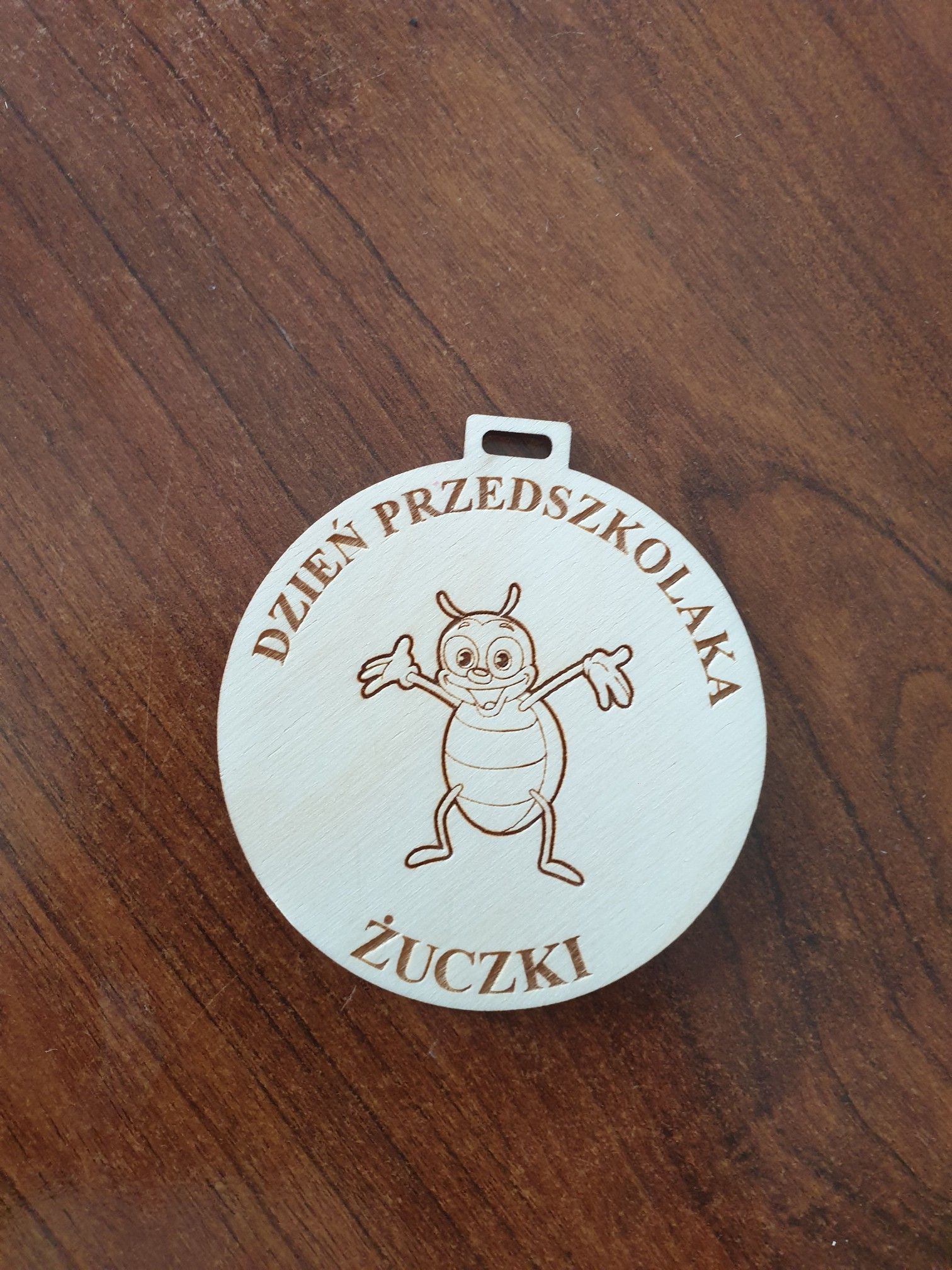 Pasowanie Na Ucznia Przedszkolaka Drewniany Medal Z Imieniem