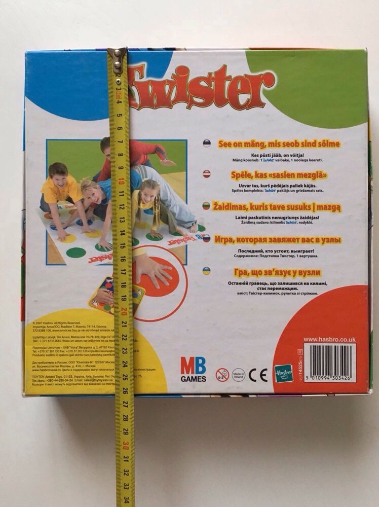 Игра Twister Hasbro + Твистерок Гибкие пальчики