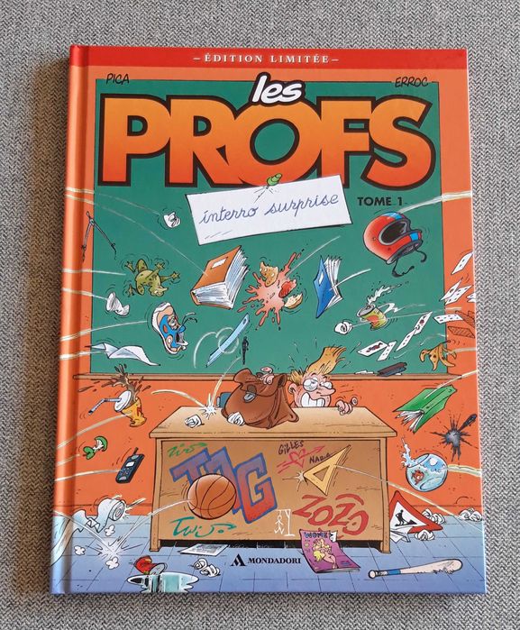 BD em francês "Les Profs - interro surprise".