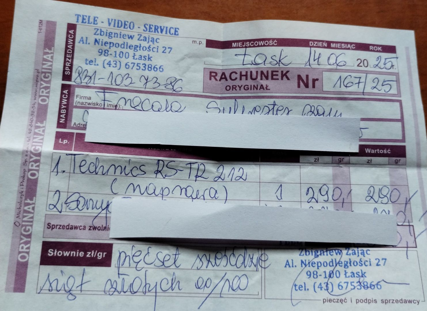 Sprzedam Wieże Technics