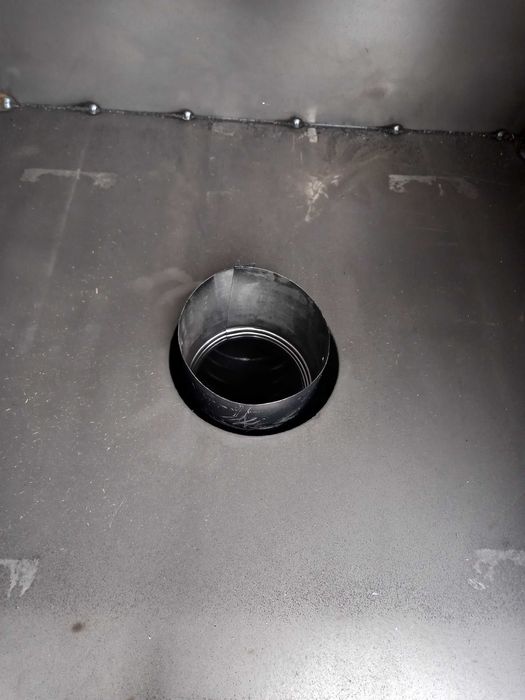 Wędzarnia metalowa ogrodowa XXL - dwa paleniska - Nowość !