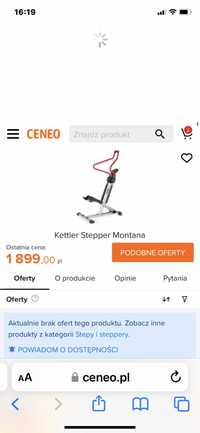 Kettler stepper Montana