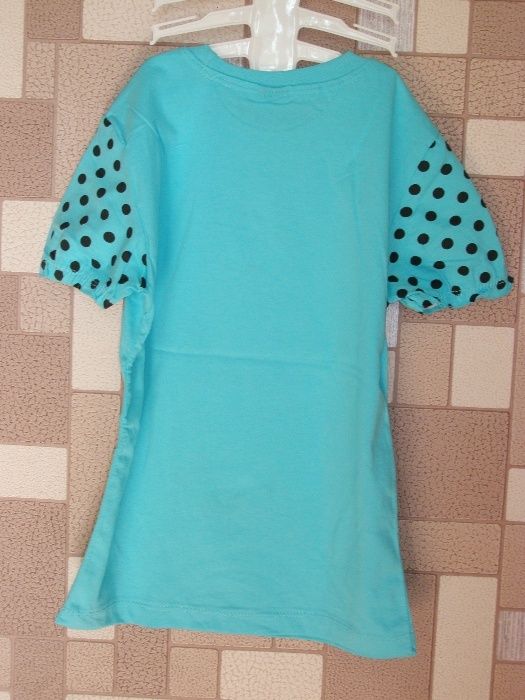 Футболка - туника на девочку. На рост 128-134см.