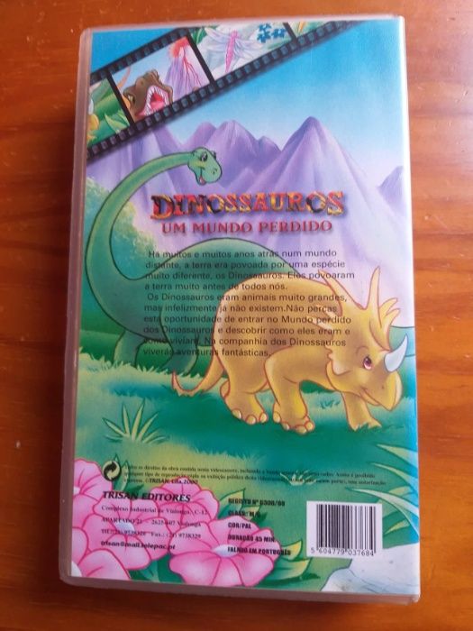 VHS Dinossauros-Um mundo perdido