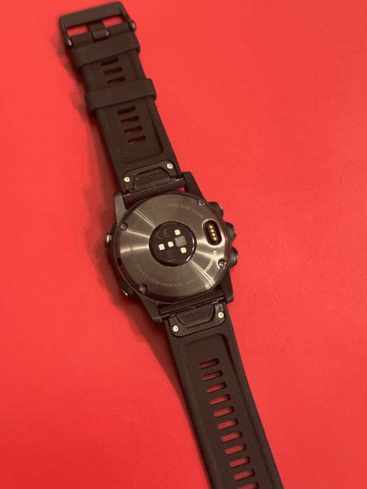 Fenix 5x Plus, Saph, Slate Grayw/BlkBnd