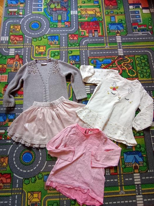 Paka ubranek dziewczęcych rozmiar 98 cm