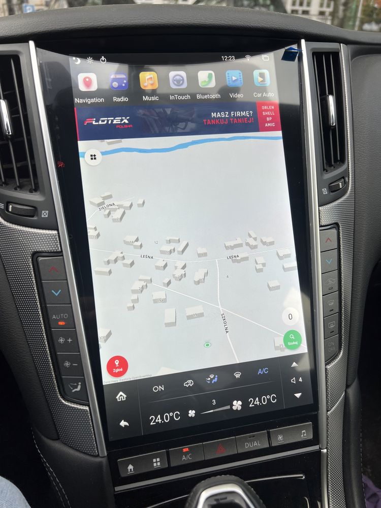 Radio tesla android auto CarPlay navi infiniti q50 mark5