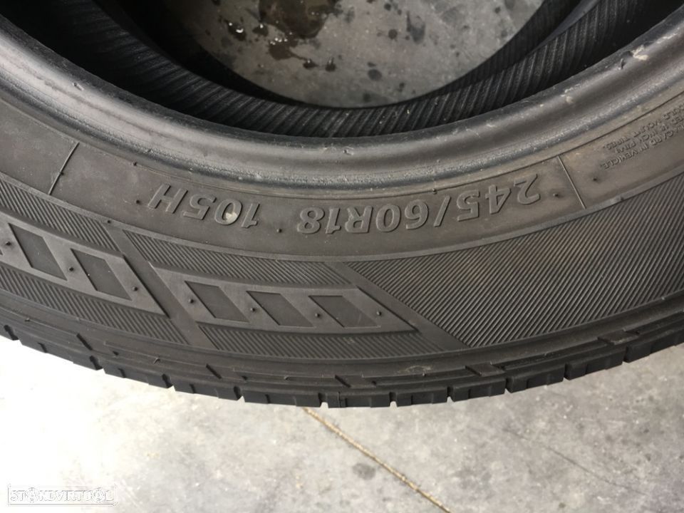 2 pneus semi novos hankook 245/60/18 - entrega grátis 120 euros