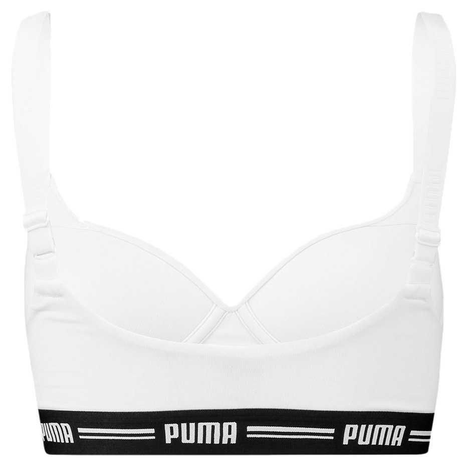 Stanik sportowy damski Puma Padded Top 1P Hang biały M