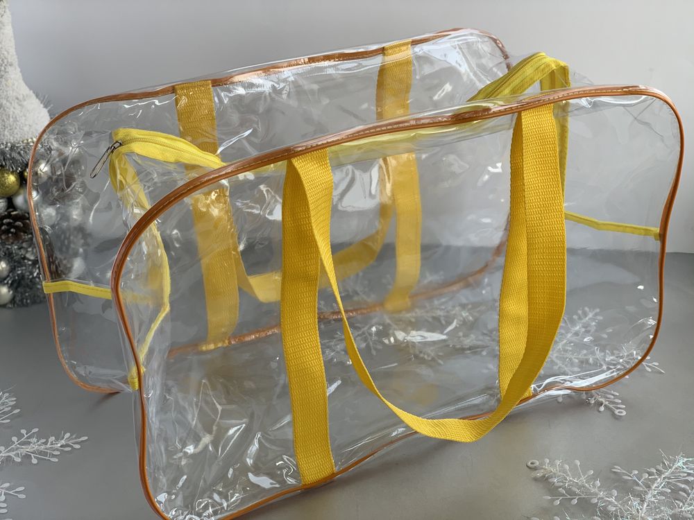 Набор сумок в роддом, 3шт, желтые