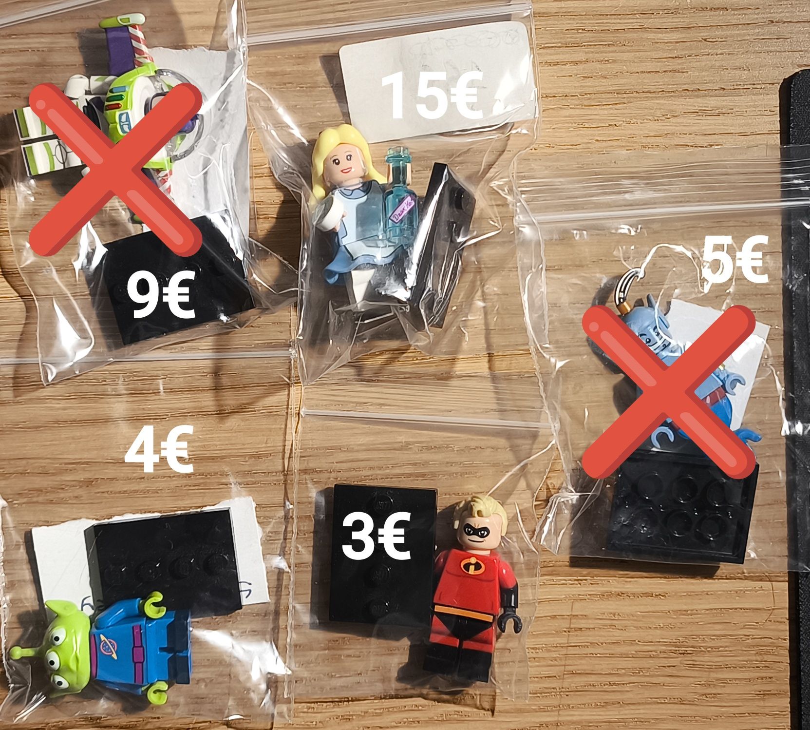 Minifuguras Lego de Várias Série [Batman, Harry Potter, Ninjago, etc