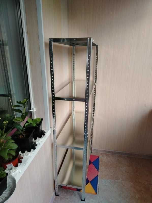 Стеллаж Этажерка с металлическими полками для кухни, магазина, балкона