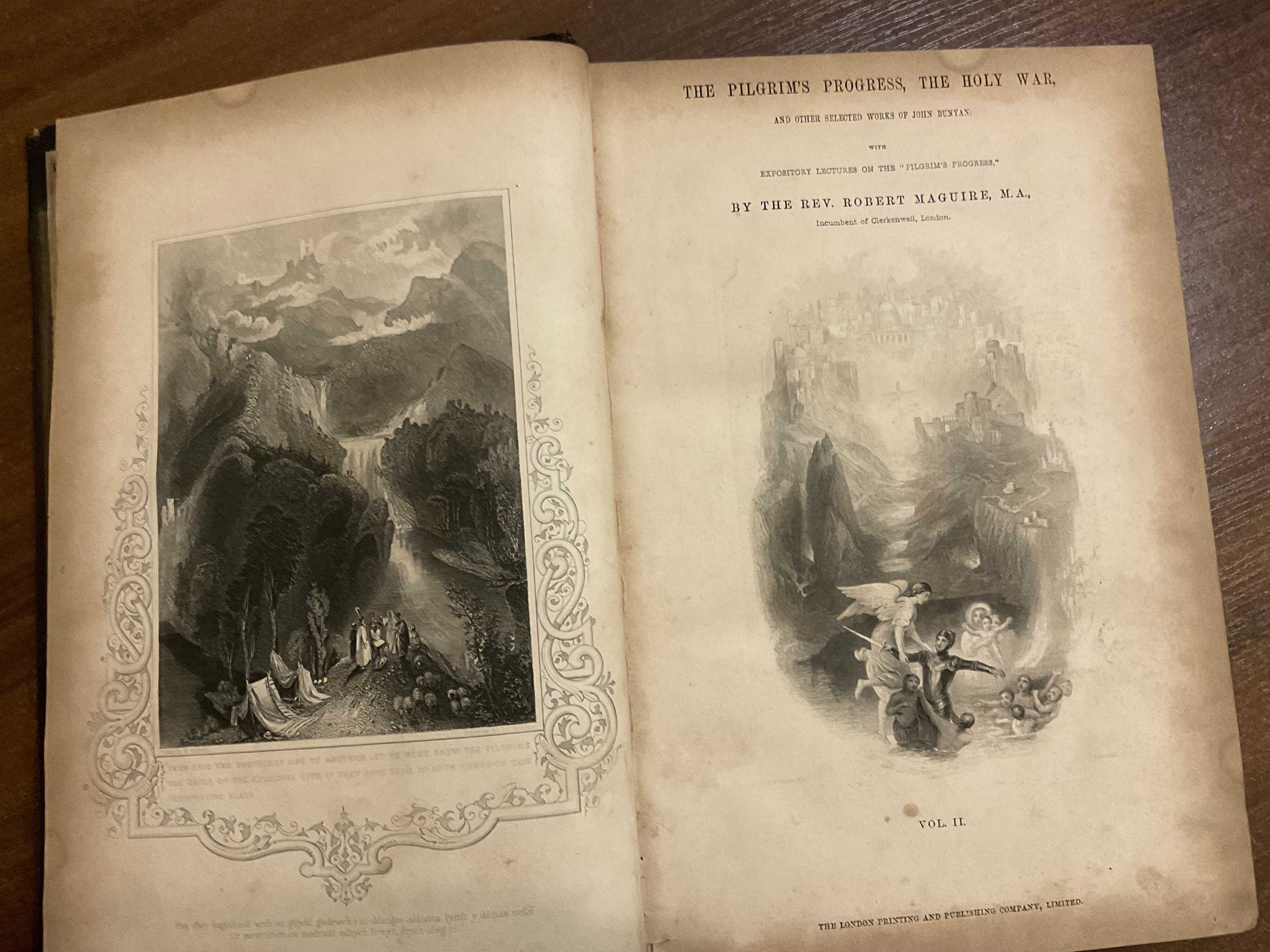 Лондон 1859 Твори Д. Баньян J. Bunyan Баптистський проповідник Гравюри