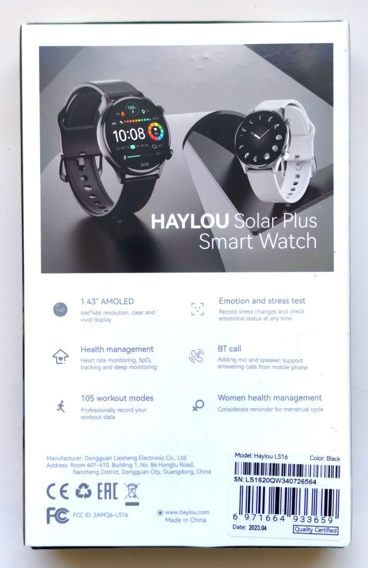 Оригінальний розумний годинник Haylou Solar Plus RT3