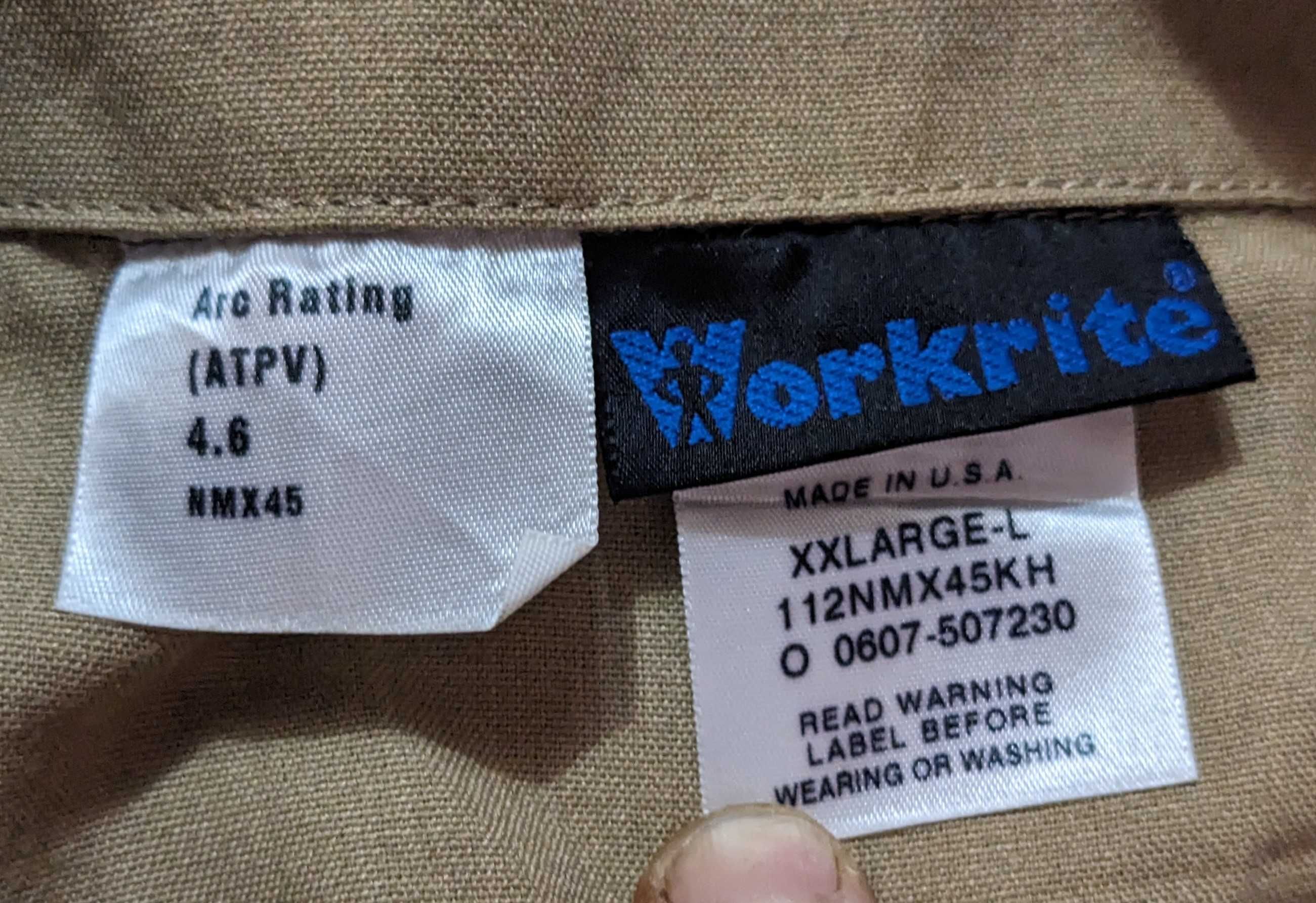 Рабочий огнестойкий комбинезон Workrite Fire Resistant Coverall