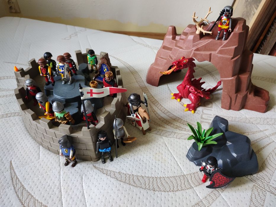 Playmobil rycerze+ smok