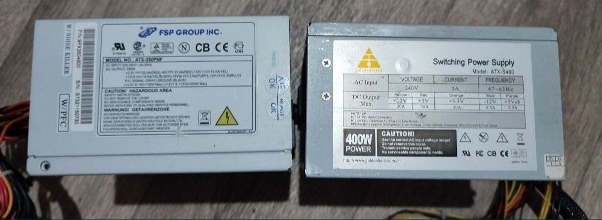 Процессор, память планки ddr2(3 шт) и блоки питания на системник