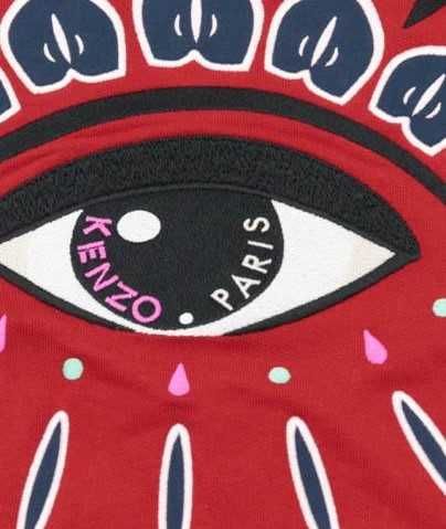 Kenzo Paris Vestido de algodão vermelho tamanho L