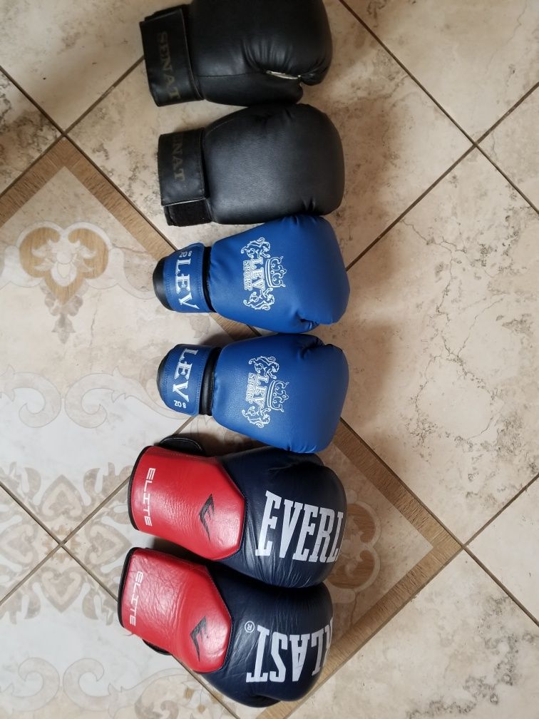 Перчатки Lev Рукавиці для кікбоксинга боксерські перчатки Everlast