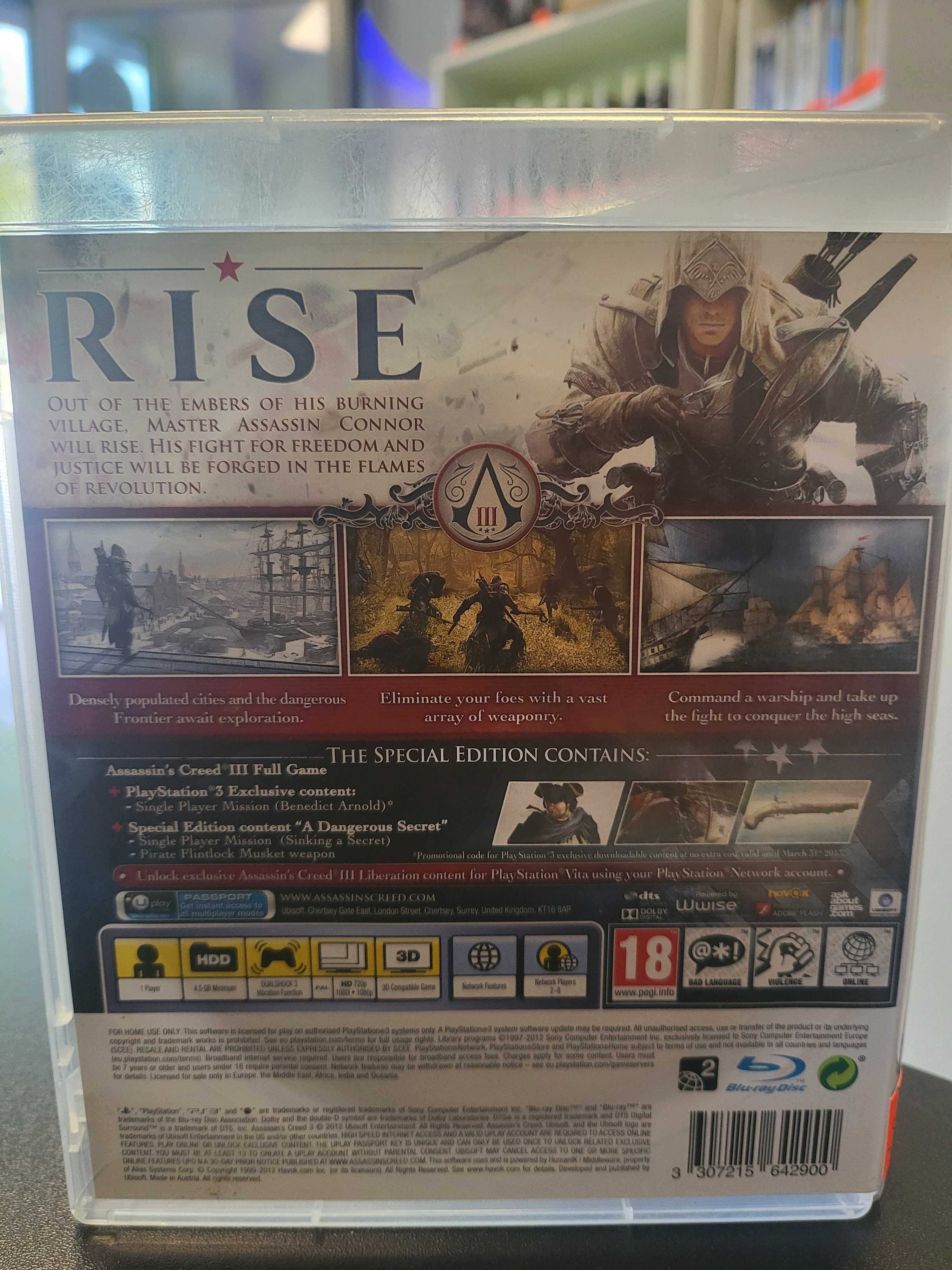 Assassin's Creed III PS3 SklepzGramiWWA Skup