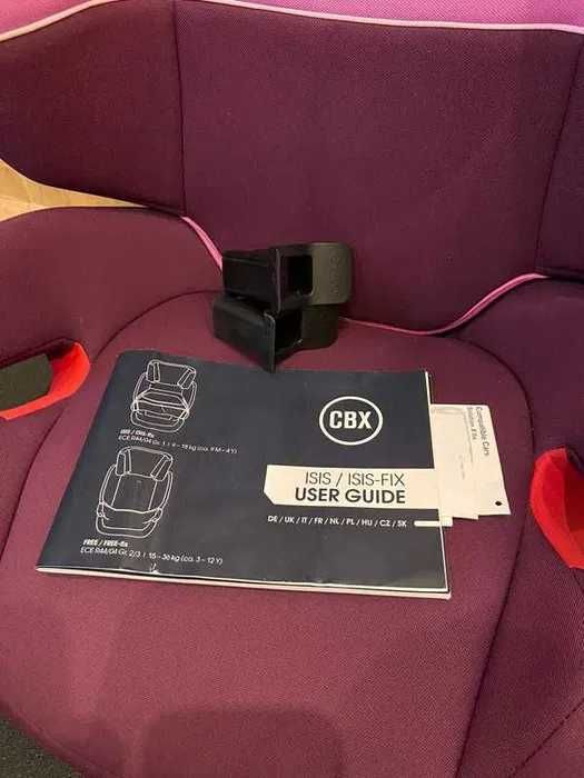 Cadeira auto da Cybex Isis-Fix rosa - grupo 1/2/3 - Segurança !