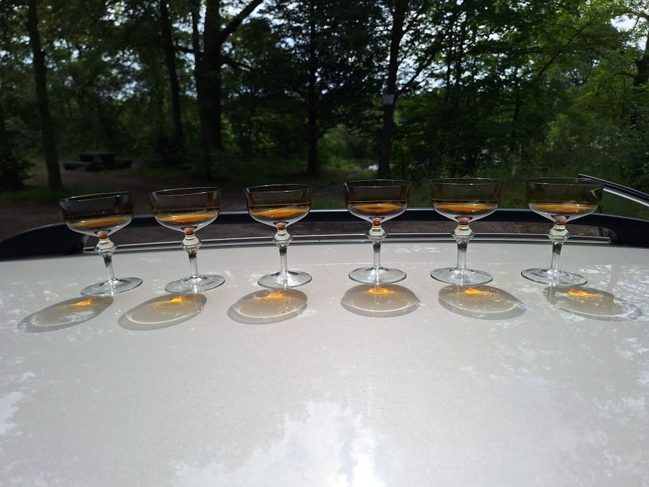 Szkło kieliszki prl