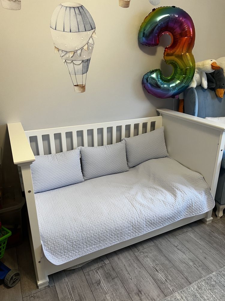 Łóżeczko, materac firmy Baby d’Oro ,dużo gratisów