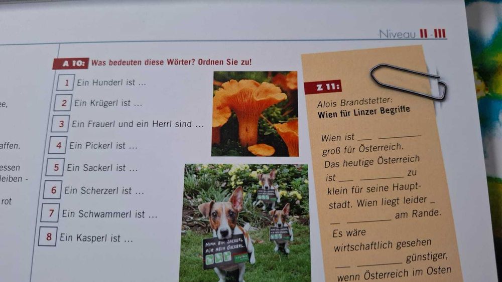 Materiały do nauki języka niemieckiego w trzech częściach