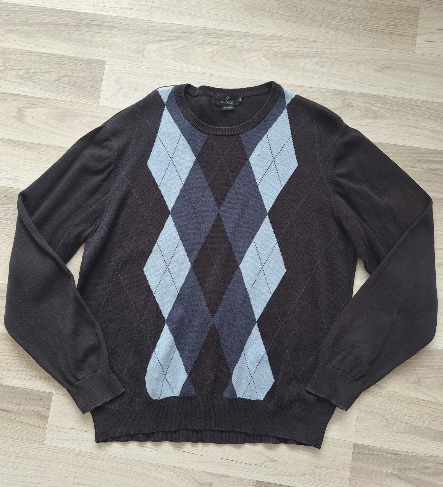 Bluza sweter w romby y2k vintage