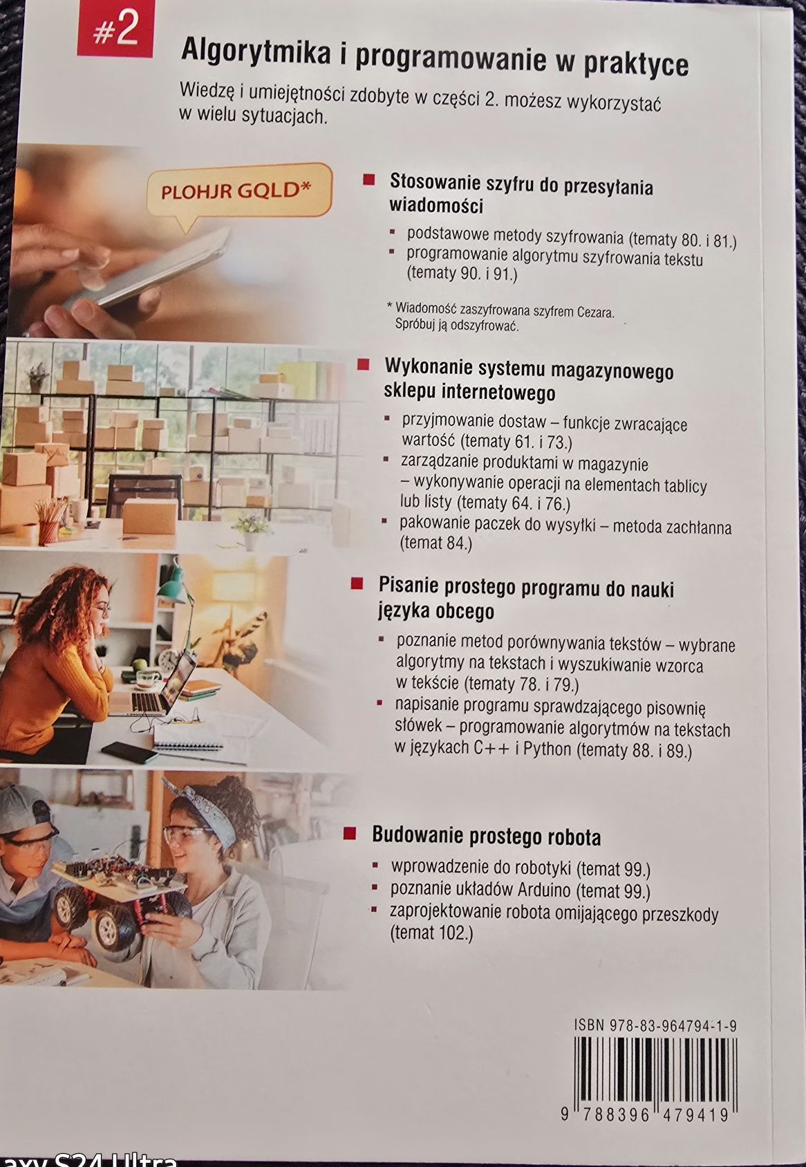 Informatyka 1-3 ,podręcznik dla szkół ponadpodstawowych.