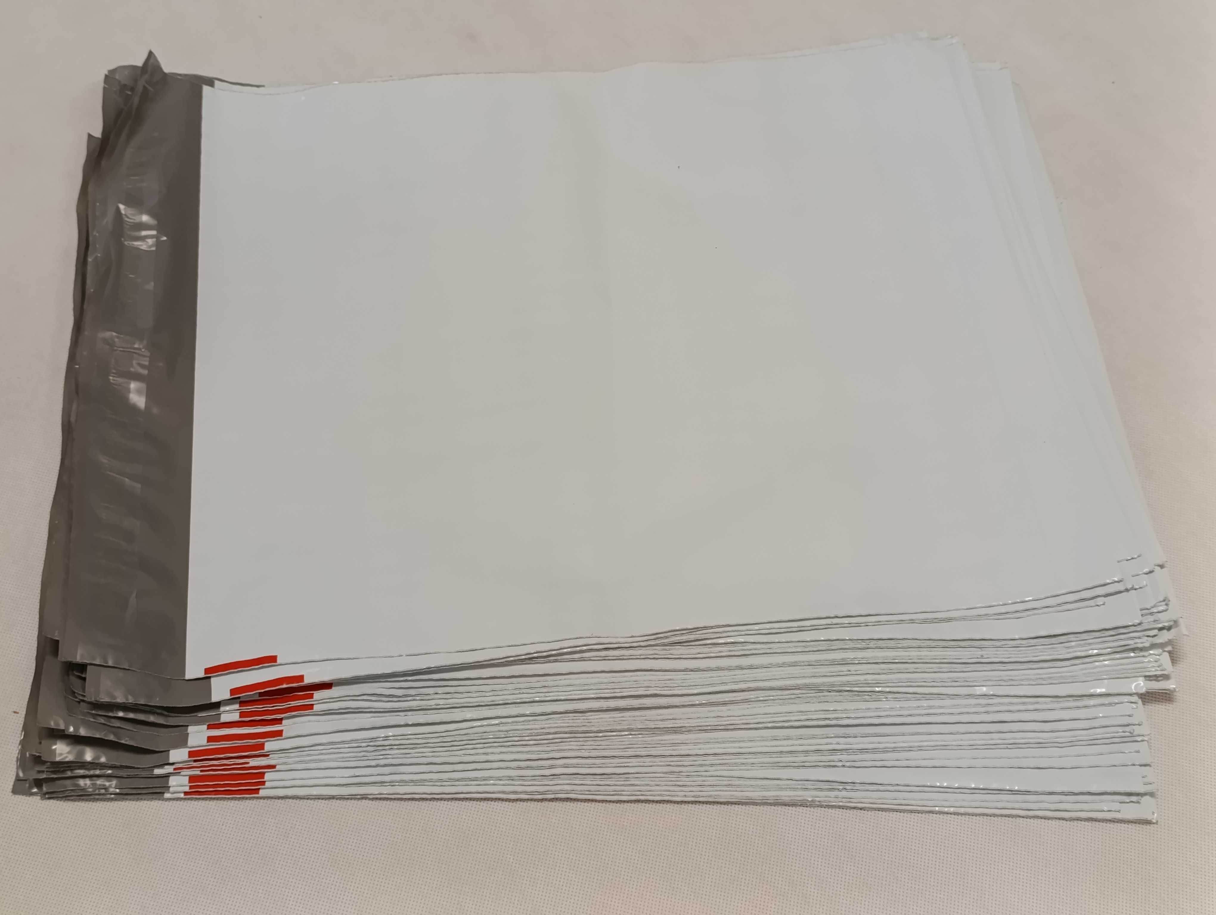 Foliopaki kurierskie 360x400 mm białe z nadrukiem 600 sztuk GRUBE.
