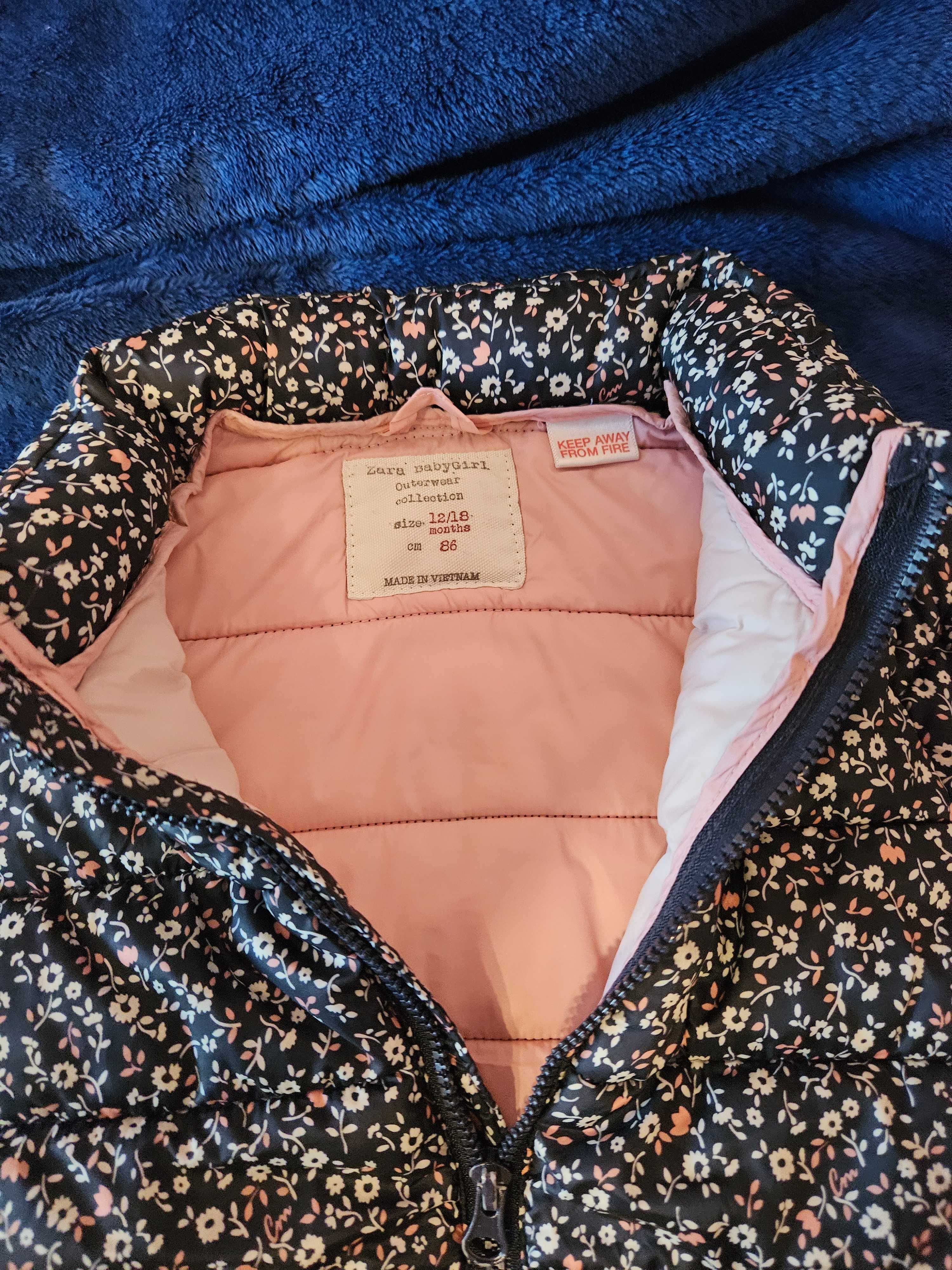 Kurtka dziewczęca wiosna/jesień ZARA 86cm