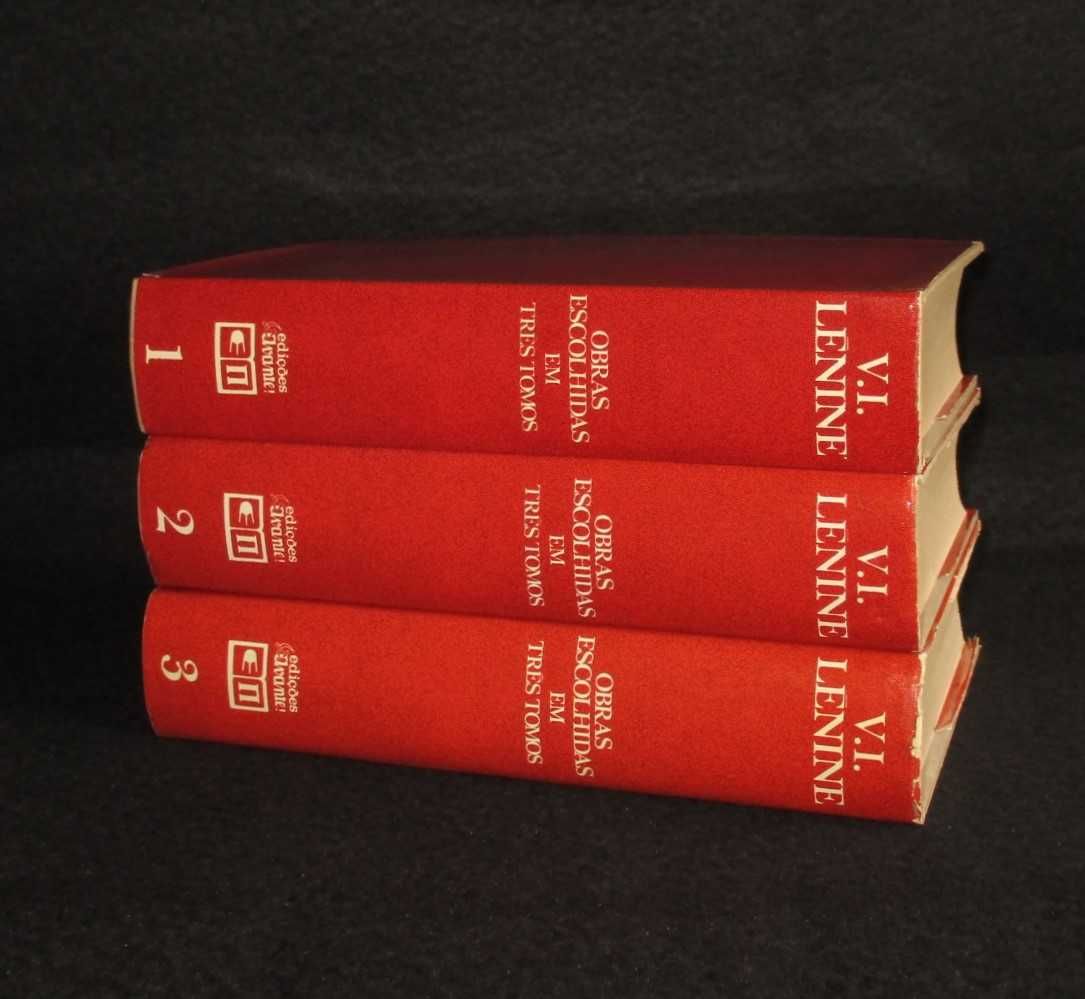 Livros Obras Escolhidas V. I. Lénine 3 Volumes