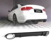 DIFUSOR TRASEIRO AUDI A4 B8 07-11 LOOK RS4