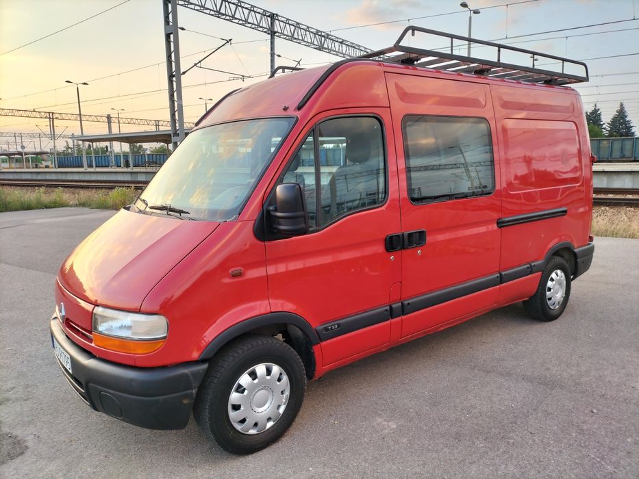 Renault master 2.8dti brygadówka_bagażnik dachowy_2x drzwi przesuwne