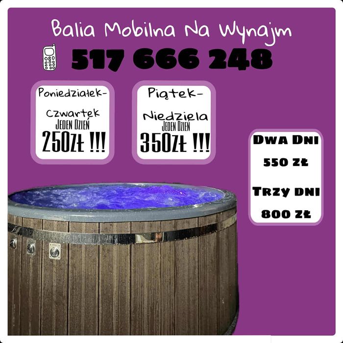 Balia mobilna Łęczna wynajem