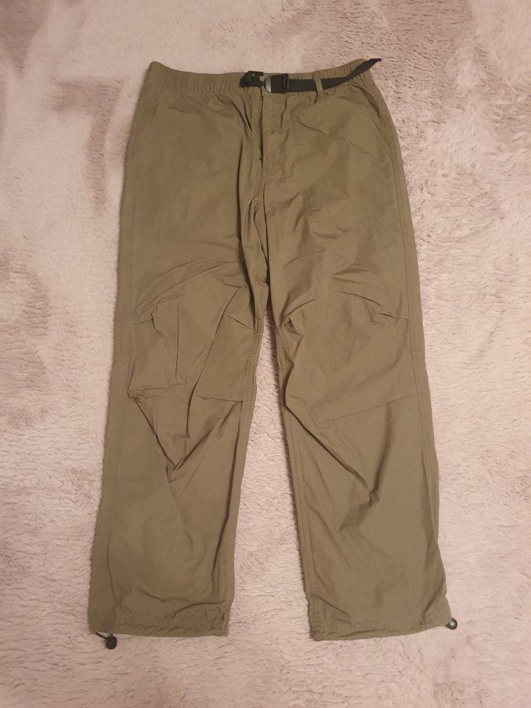 Zielone/Khaki Spodnie Cargo H&M (M)