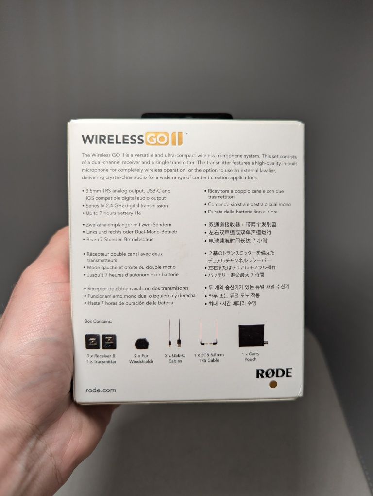 Бездротова мікрофонна система RODE Wireless Go II