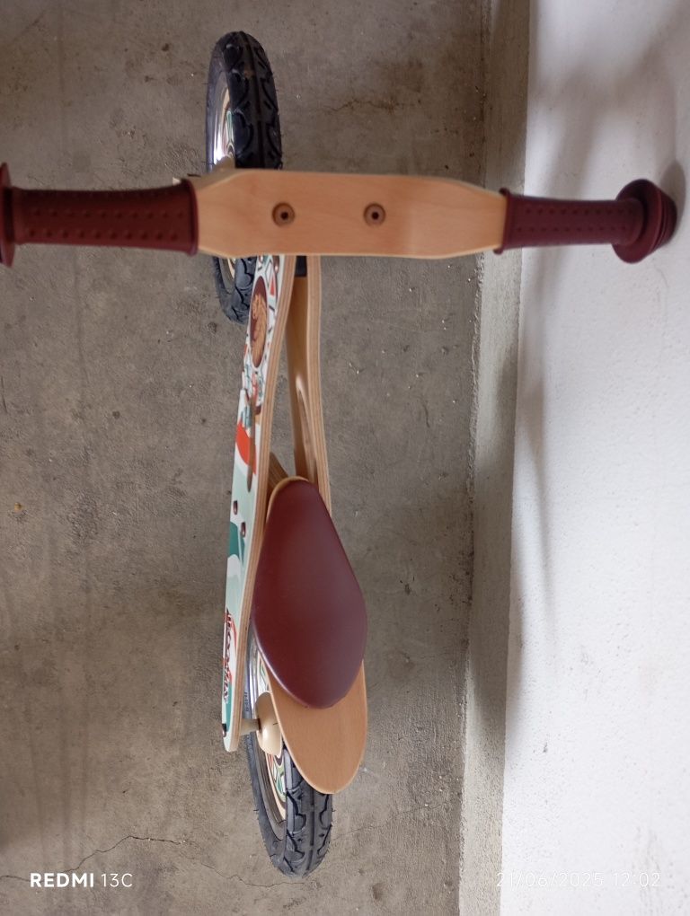 Woomax bicicleta indian em madeira sem pedais
