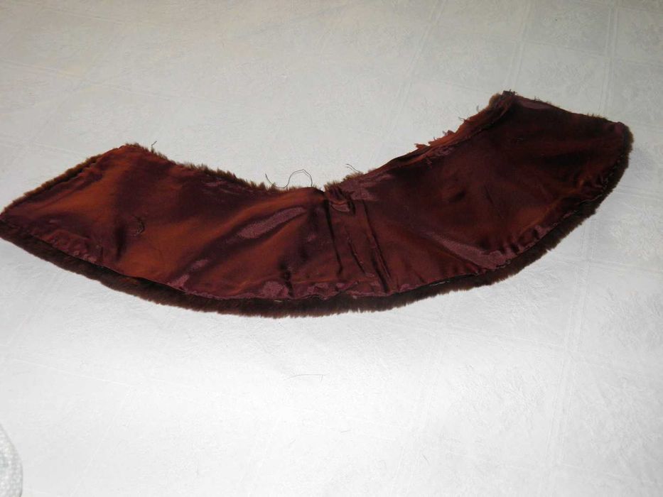 gola de vison autentico