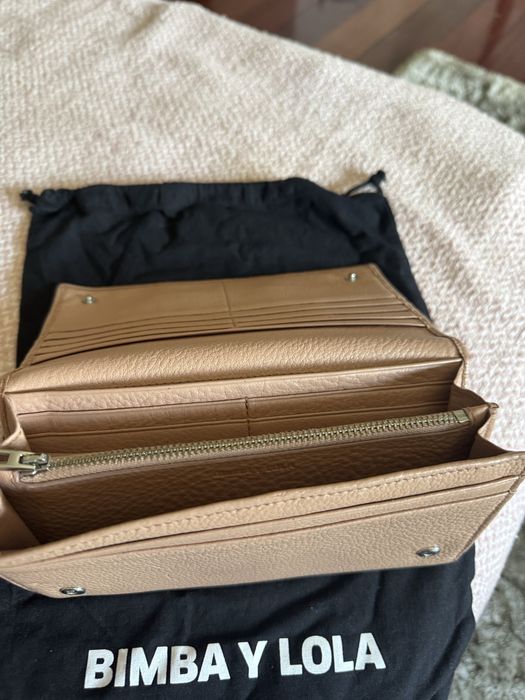 Carteira bimba y lola pele natural