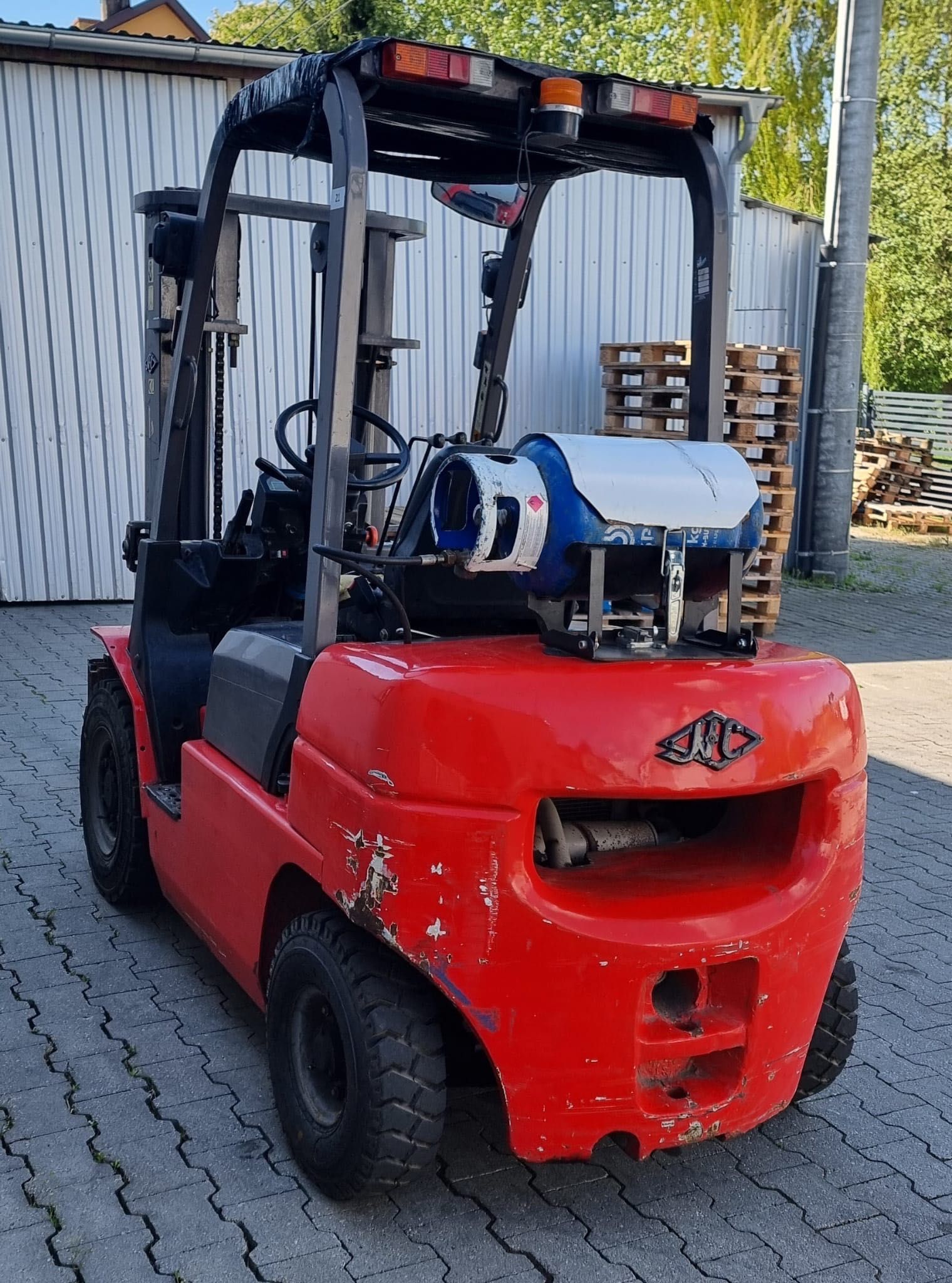 Wózek Widłowy  Hangcha 2500kg udźwigu, świeże bandanie UDT