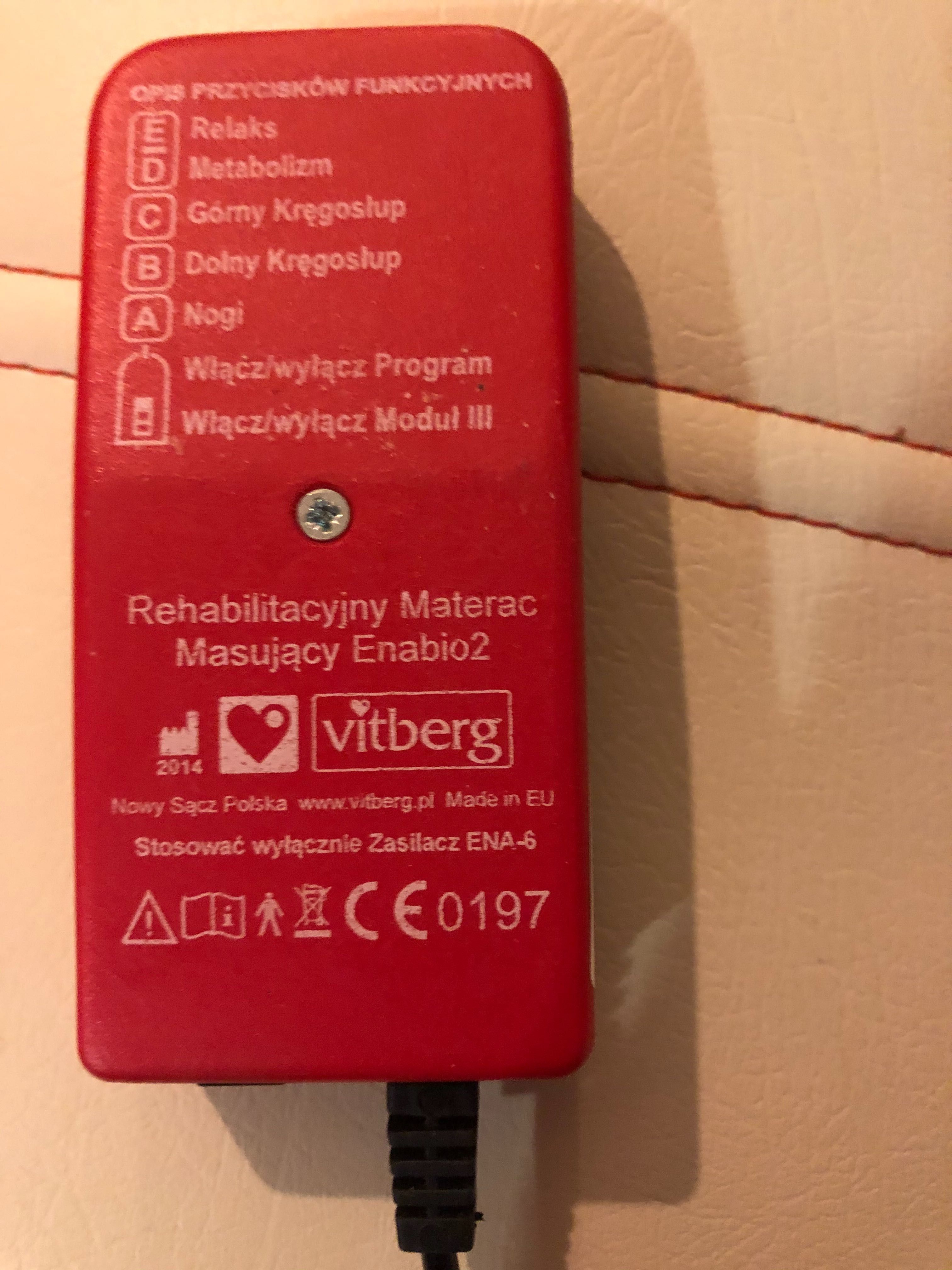Materac rehabilitacyjny masujący Vitberg Enabio 2