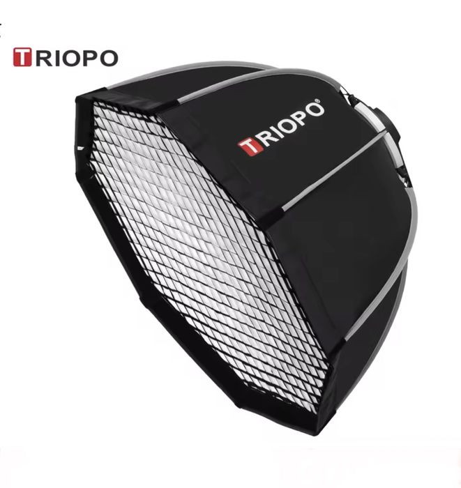 Софтбокс TRIOPO K2-65 см з сотими, октобокс швидкоскладний, Bowens