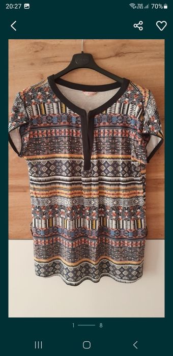 Camaieu Tunika Bluzka r.S