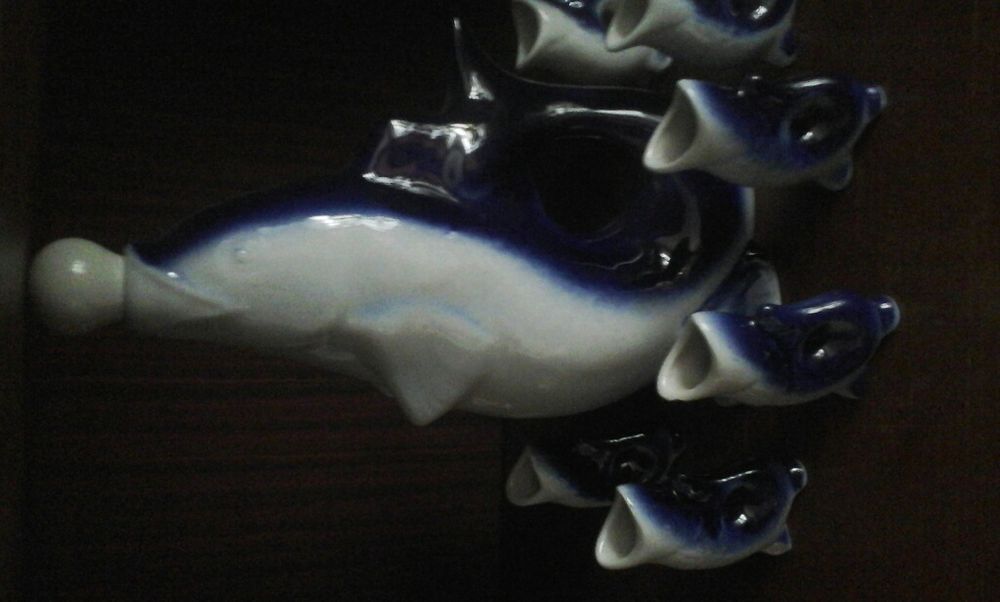 Фарфорові рибки ємність 0.7л