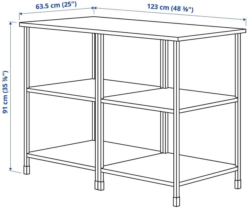 Wyspa kuchenna Ikea Enhet regał komoda szafka
