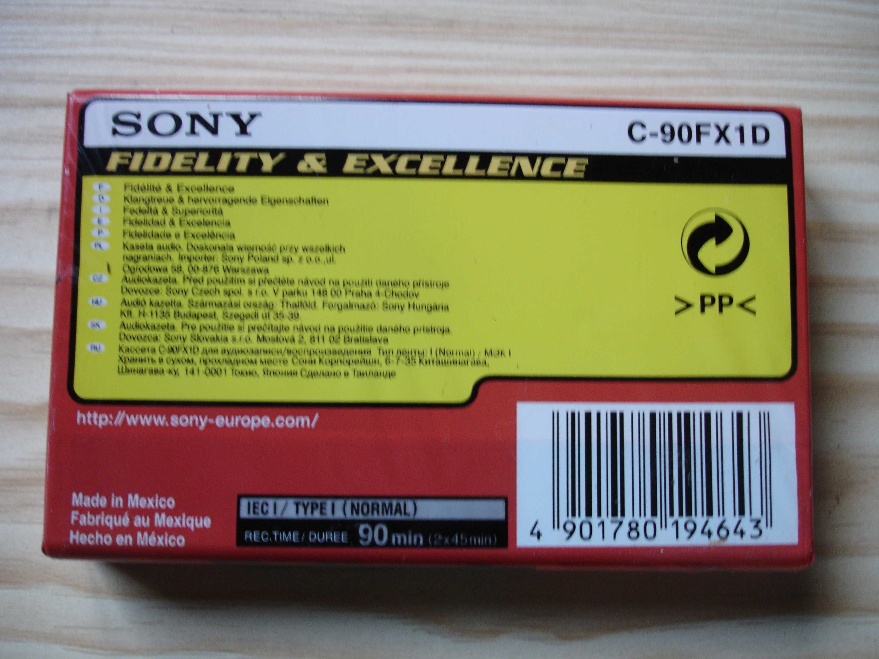 Kaseta magnetofonowa Sony FX90
