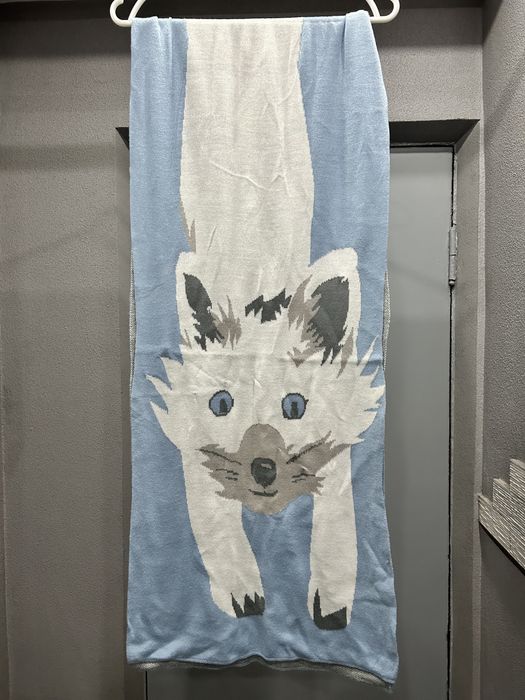 Шарф с волком top shop с животными