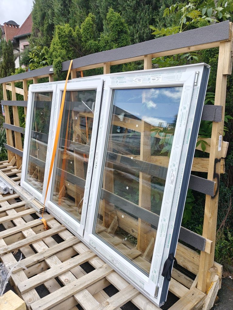 Okna PVC plastikowe 2-3 szyby antywłamaniowe